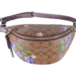 NWOT - Coach Women's Belt Bag in Signature Canvas Brown